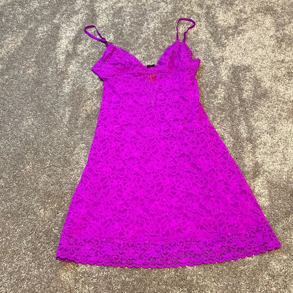 Victoria's Secret Purple Lace Chemise